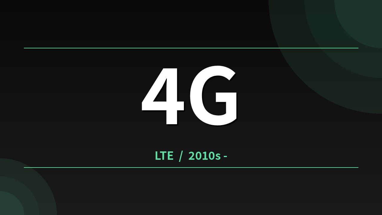 4G／LTEの登場
